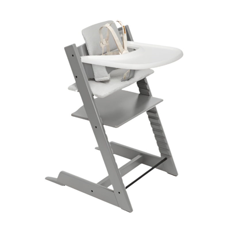 Stokke Tripp Trapp Complete High Chair, 2, Nordic Grey, Storm Grey