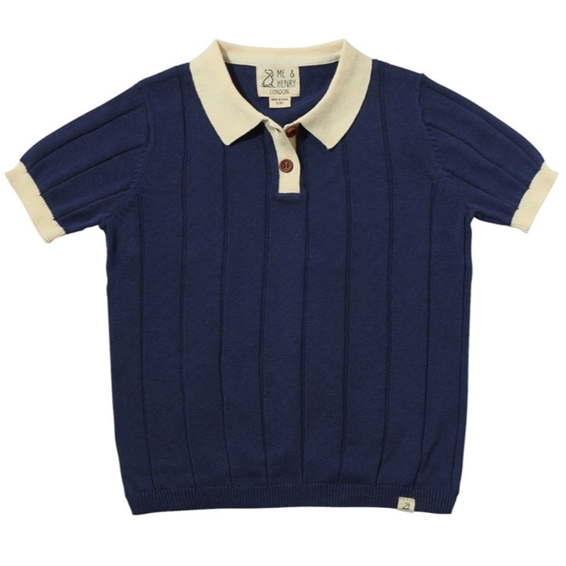 Ollie Knit Polo – Navy