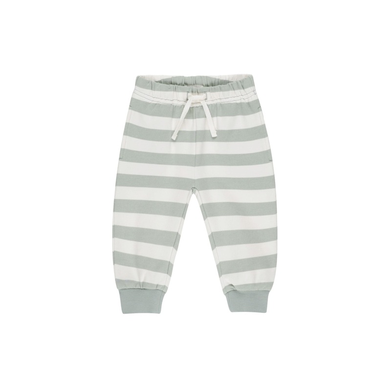 Relaxed Sweatpant – Sage Stripe