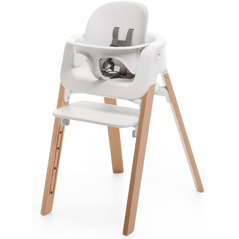 Stokke Steps High Chair – White/Natural