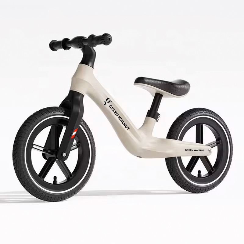 Balance Bike  | 12″ Sports Bike | No Pedal Balance Bike (Beige)