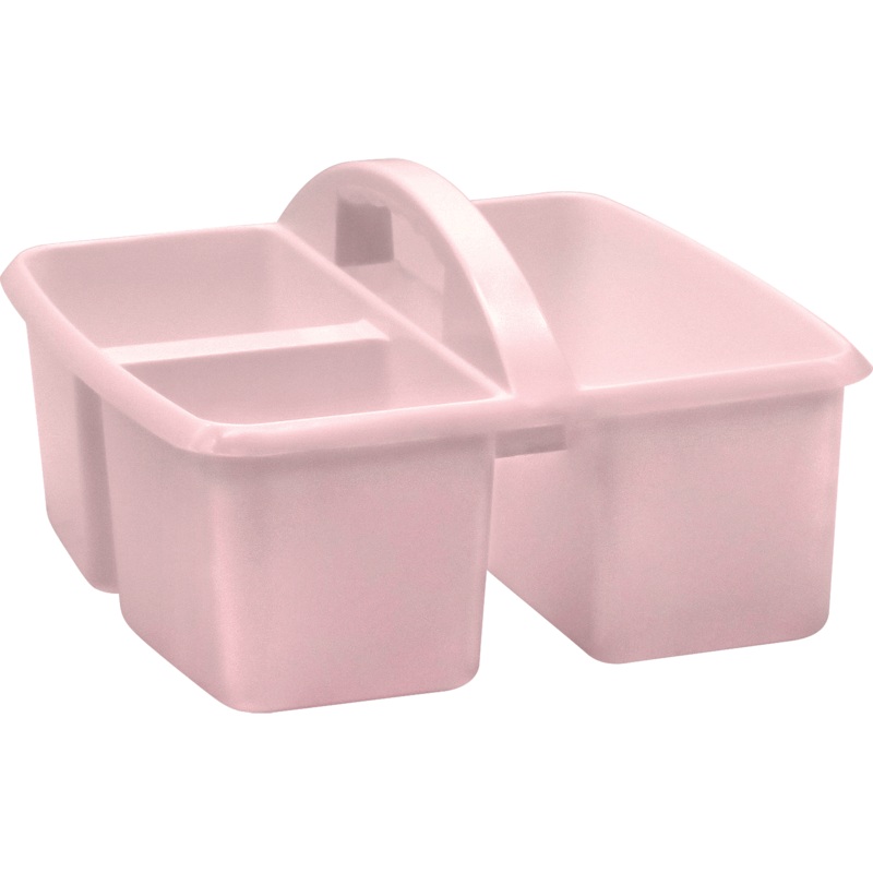 Blush Plastic Storage Caddy