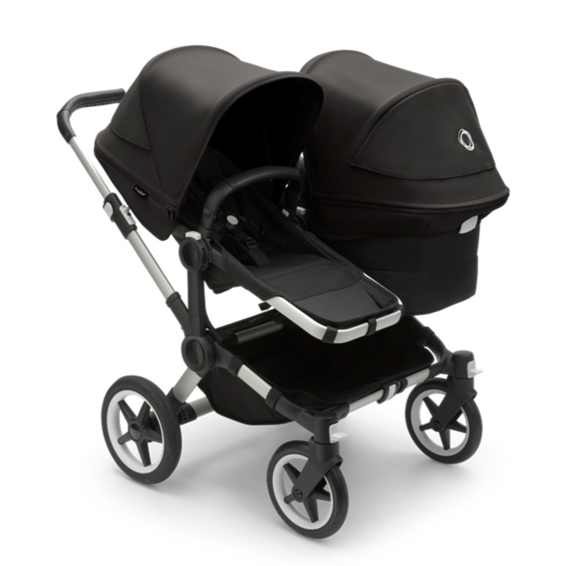 Donkey 5 Duo Stroller – Midnight Black & Alu Frame