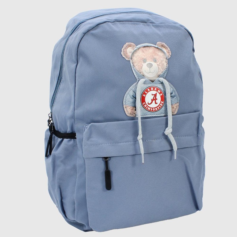 Light Blue Teddy Bear Light Backpack