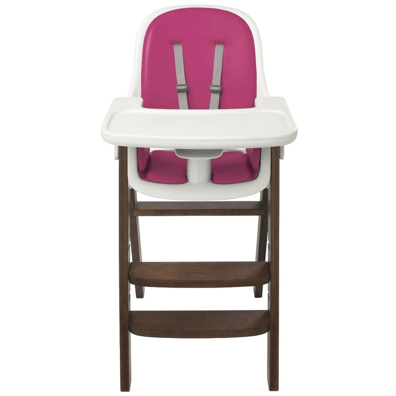 OXO Tot Sprout High Chair – Pink/Walnut