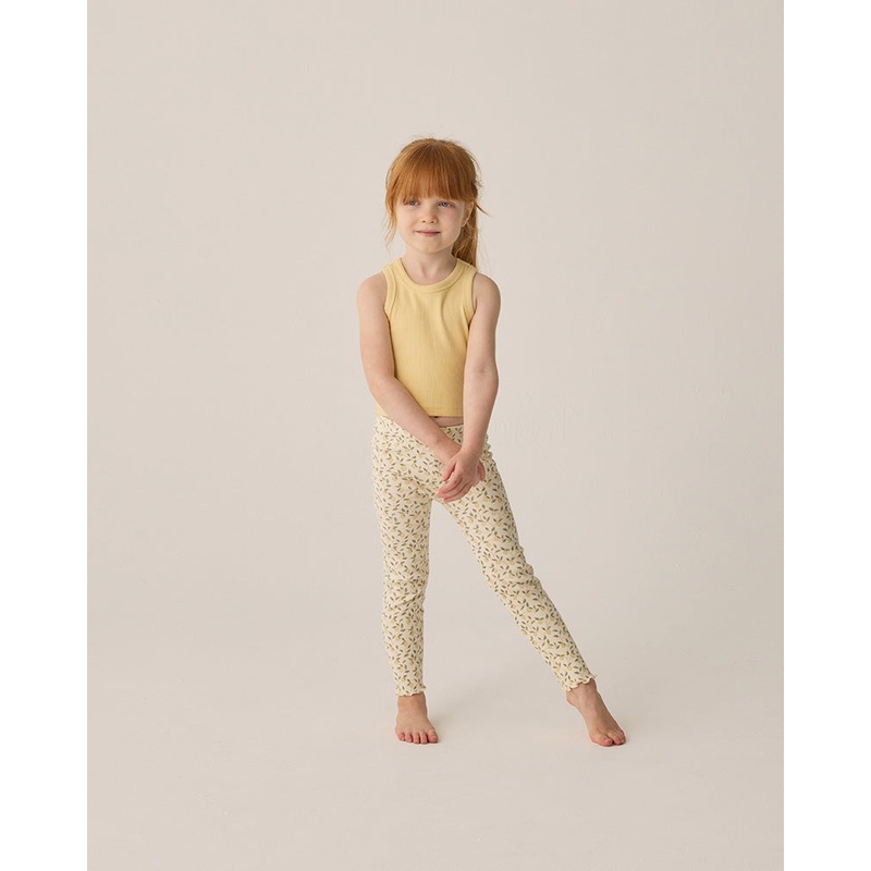 Ribbed Legging Set – Lemons + Yellow