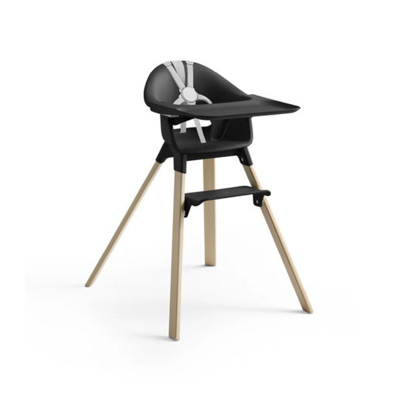 Stokke Clikk High Chair, Black Natural