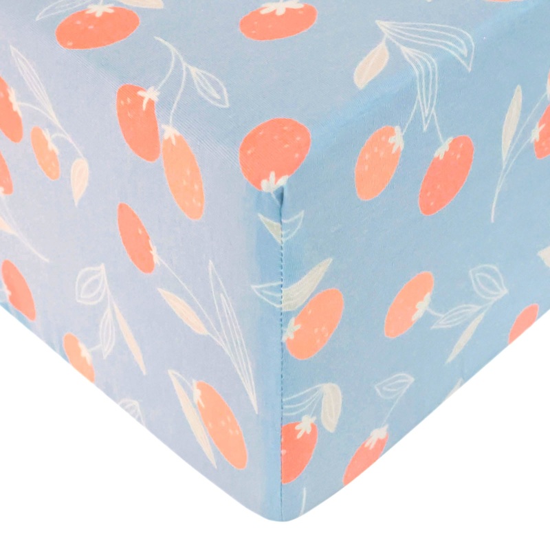 Copper Pearl Premium Knit Fitted Crib Sheet | Clementine