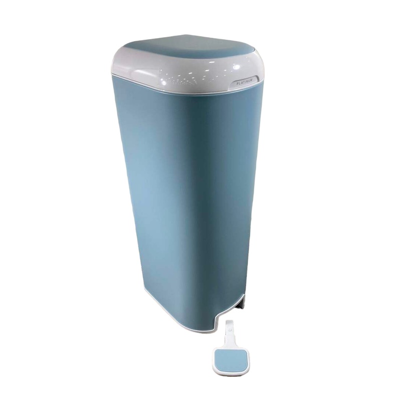 Diaper Genie Platinum Diaper Pail, Blue