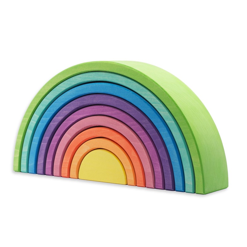 Ocamora – Rainbow Stacker – Green 9 Pcs