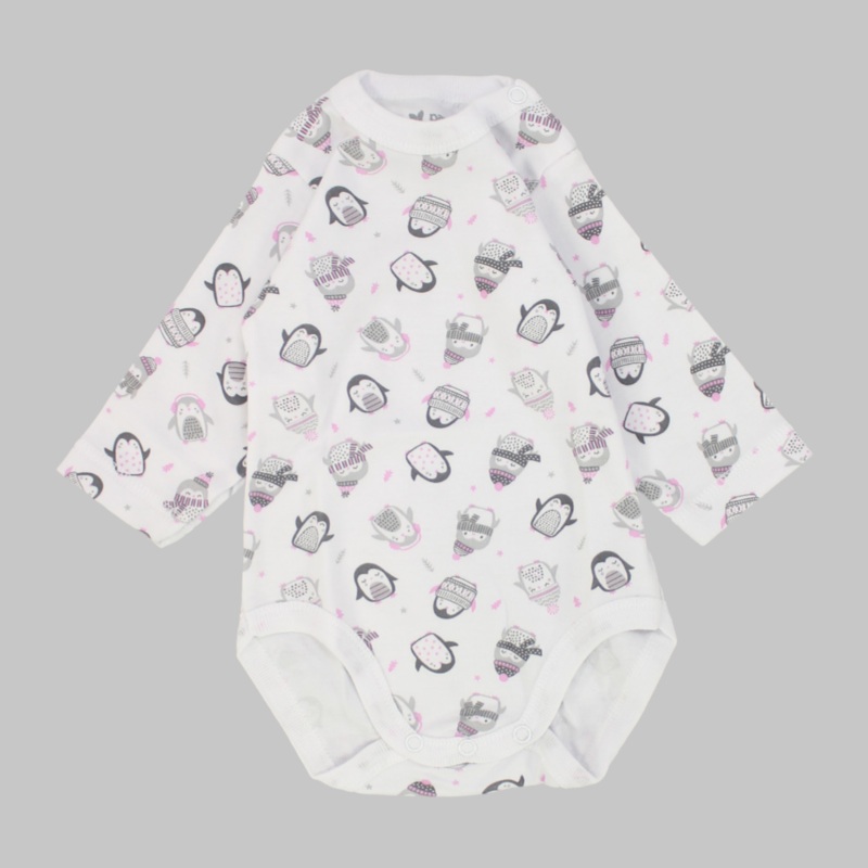Baby Penguins Long-Sleeved Bodysuit