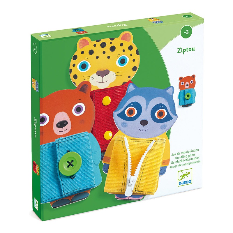 DJECO Ziptou – Educational Wooden Games
