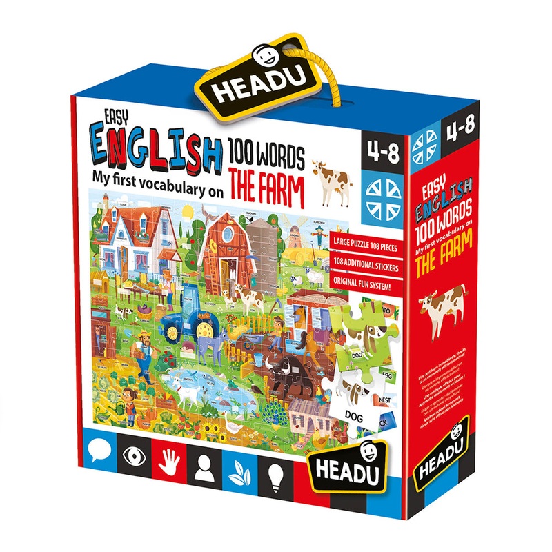 HEADU Easy English 100 Words – The Farm
