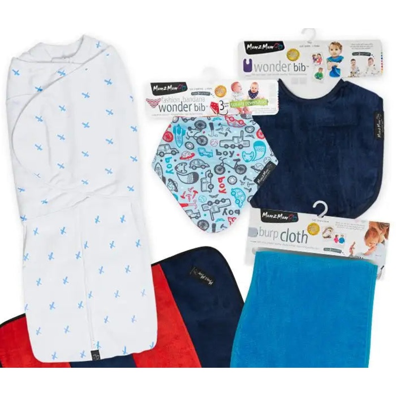 Mum2Mum Dream Swaddle Gift Pack BLUE BOY