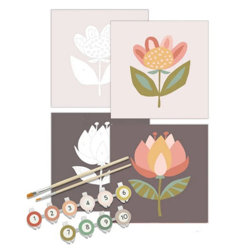 Petite Artisan Flowers Paint by Number Kit
