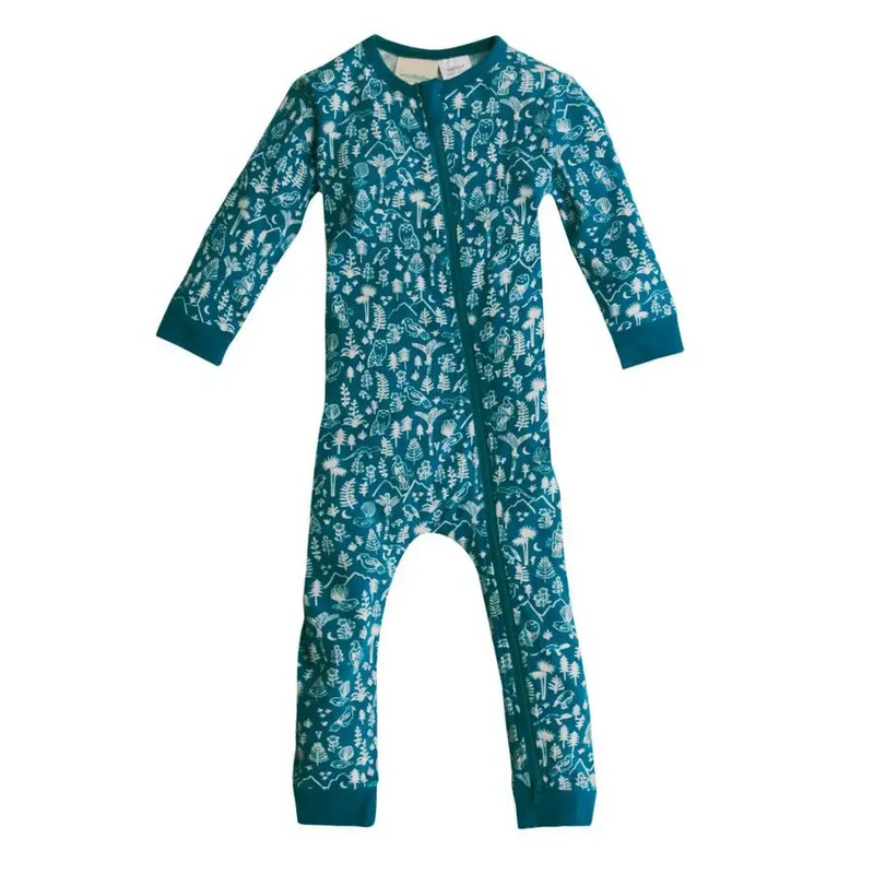 Woolbabe Merino/Organic Cotton PJ Suit – LAKE WILDERNESS