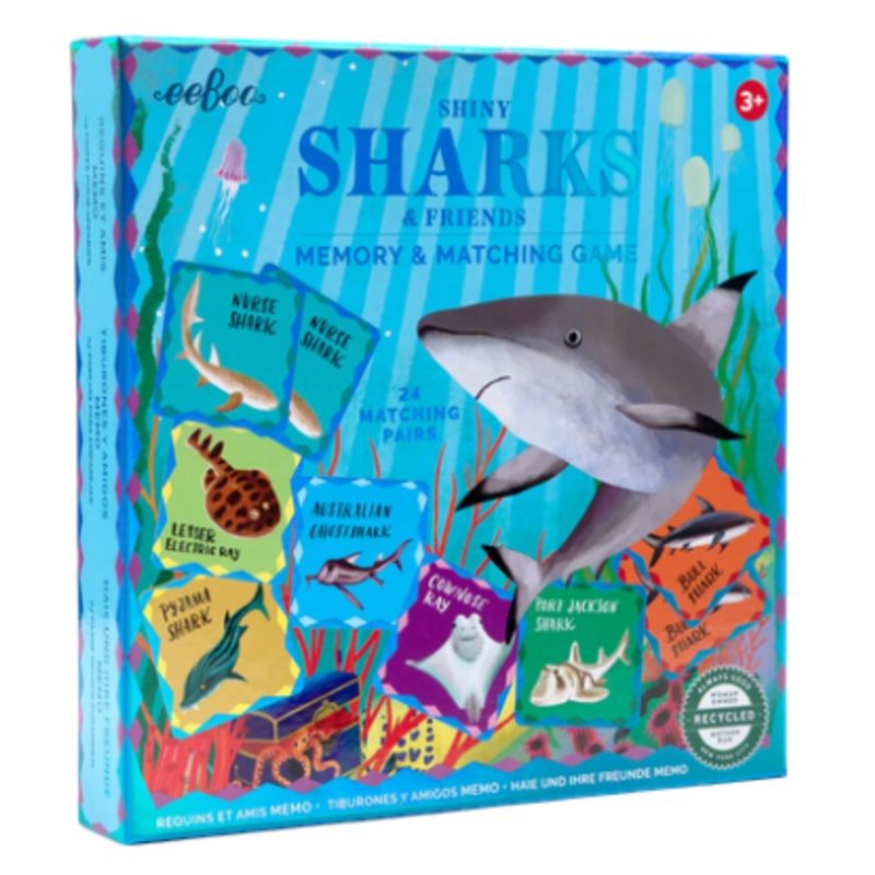 Sharks & Friends Shiny Memory  Matching Game