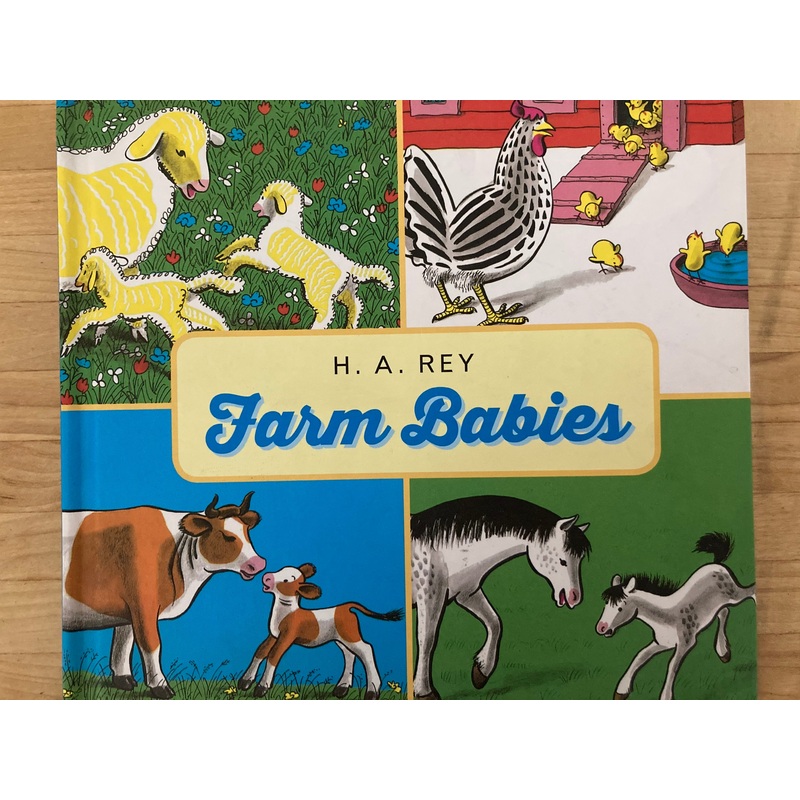 Childrens Picture Book – FARM BABIES by H.A.Rey