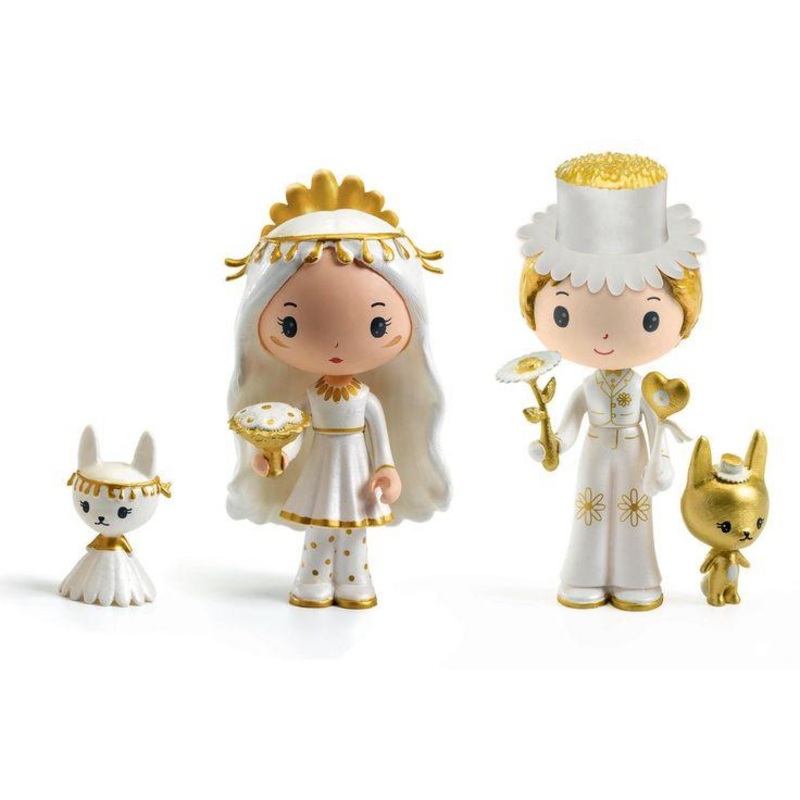 Djeco Tinyly – Marguerite and Leopold doll figurines