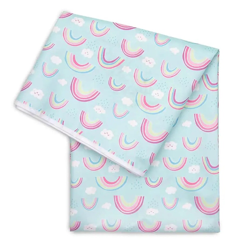 Bumkins Waterproof Splat Mat – Rainbows