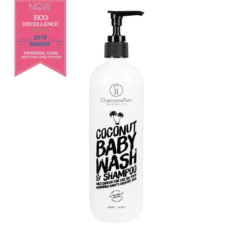 ChamonixRain Coconut Baby Wash and Shampoo (500ml)