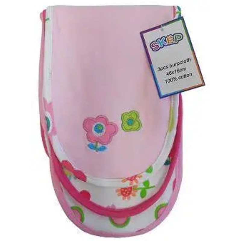 SKEP – Burping Cloths – Pack of 3 – PINK