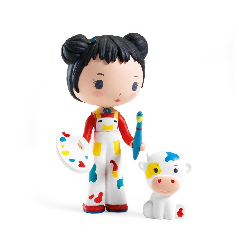 Djeco Tinyly – Barbouille and Gribs doll figurines