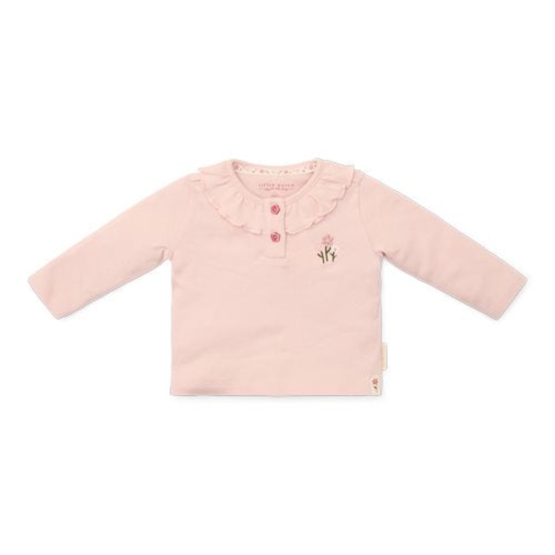Shirt lange mouw – Lichtroze – Fairy Garden