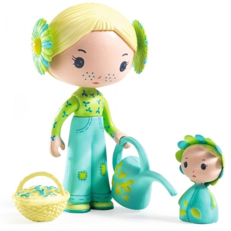 Djeco Tinyly – Flore and Bloom Doll Figurines