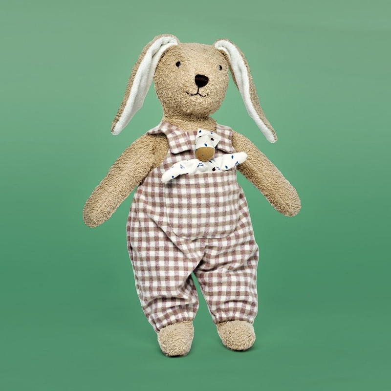 Kathe Kruse Cotton Rabbit Hugo, Standing (13.75)