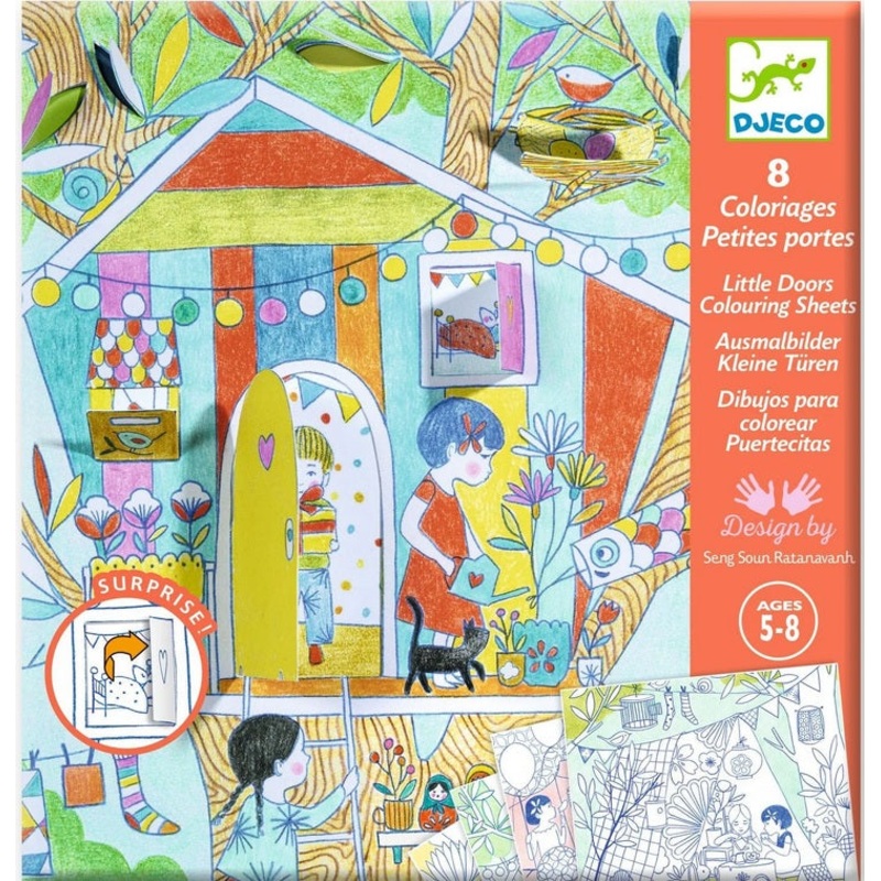 Nina’s Play Tents Coloring Kit