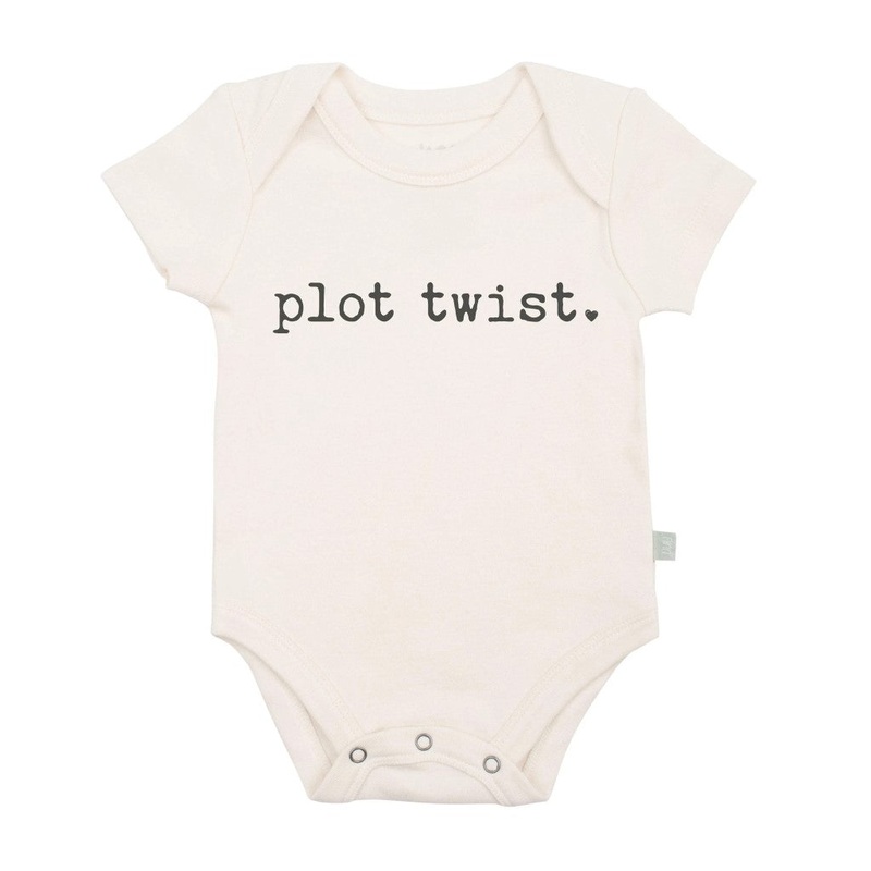 Plot Twist Organic Graphic Bodysuit