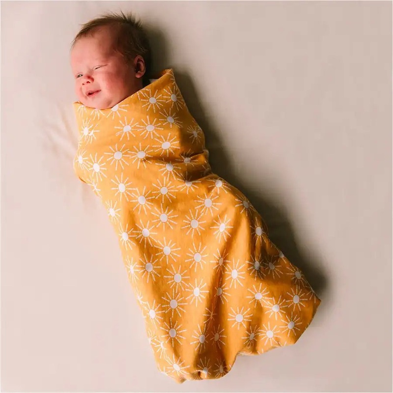 Woolbabe Merino/Organic Cotton swaddle/blanket NATURE