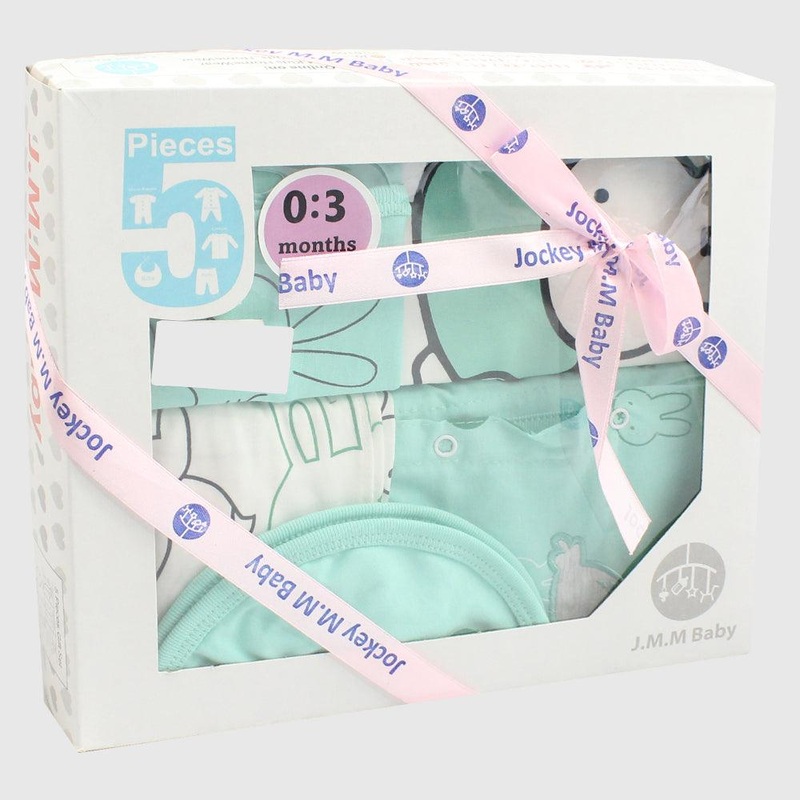 Cute Bunny 5-Piece Baby Layette Set