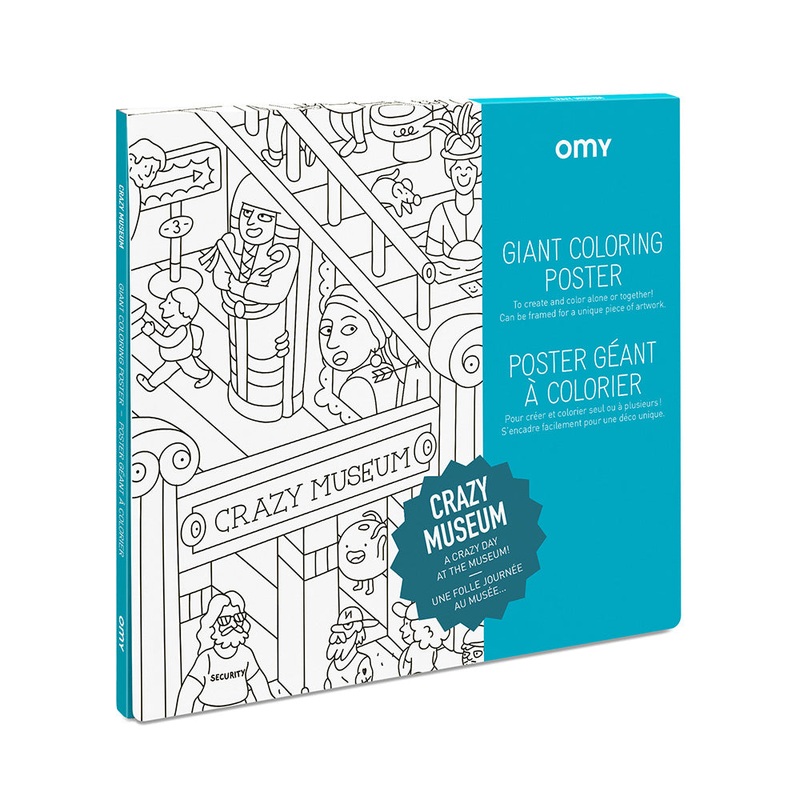 OMY Giant Coloring Poster – CRAZY MUSEUM
