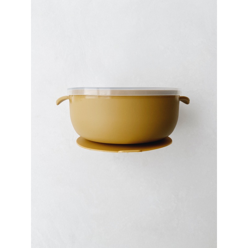 Silicone Non-slip Bowl in Mustard