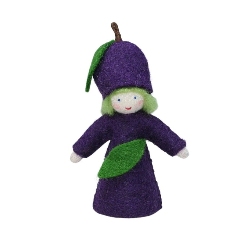 Ambrosius Flower Fairies – Plum Prince Felt Doll