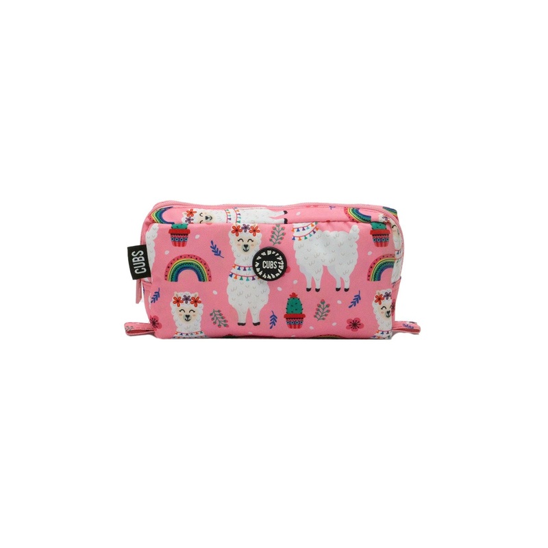 Cubs Pink Llama Pencil Case