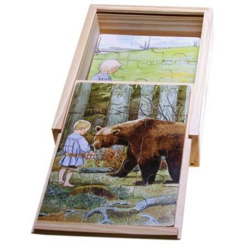 Elsa Beskow Wooden Puzzle in Box