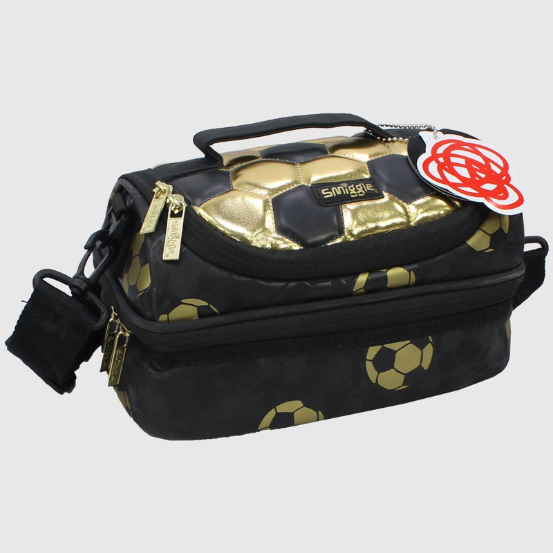 Golden Football Lunch Bag