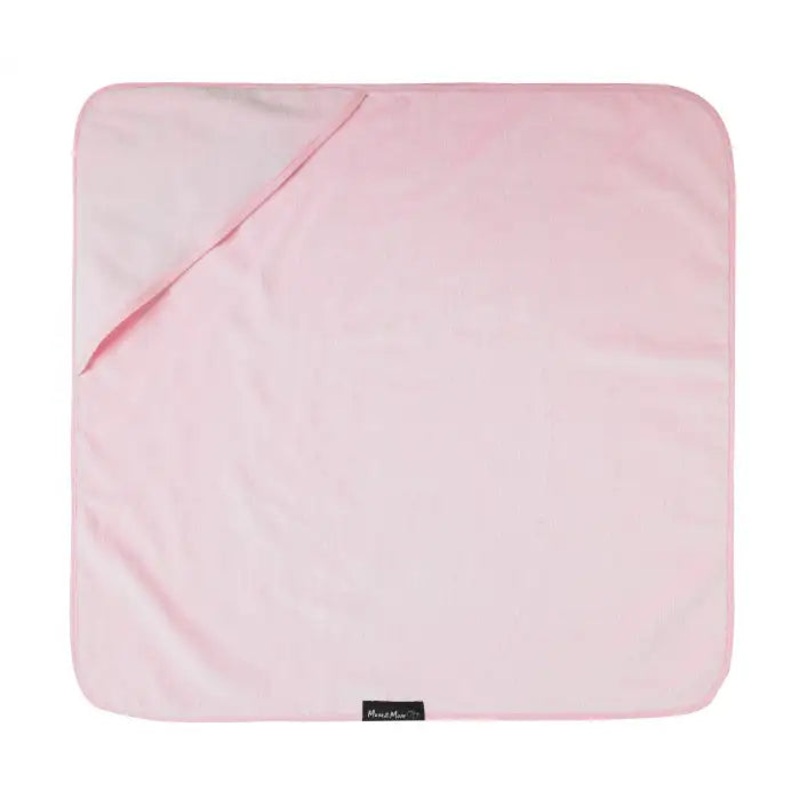 Mum2Mum Hooded Towel BABY PINK