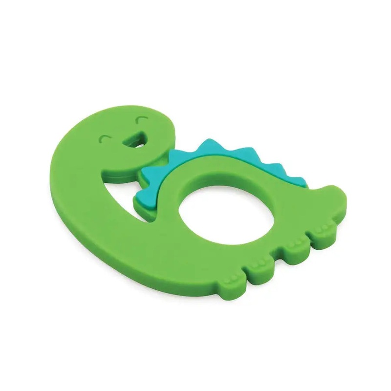 Bumkins Silicone Teether – Dinosaur