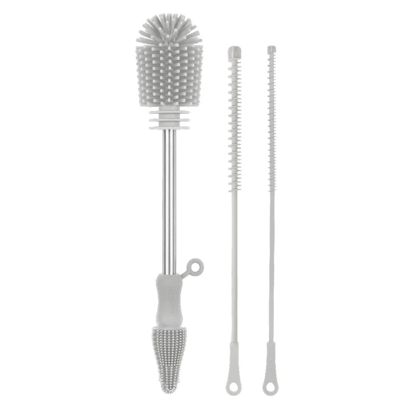 Haakaa Silicone Cleaning Brush Kit – GREY