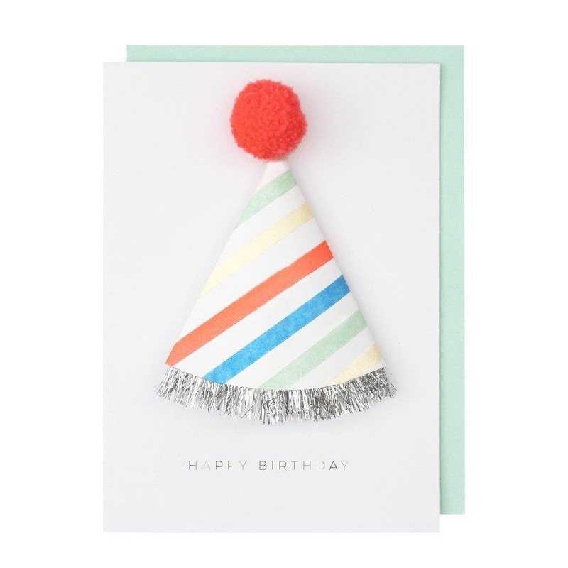 Meri Meri – Happy Birthday Hat Card