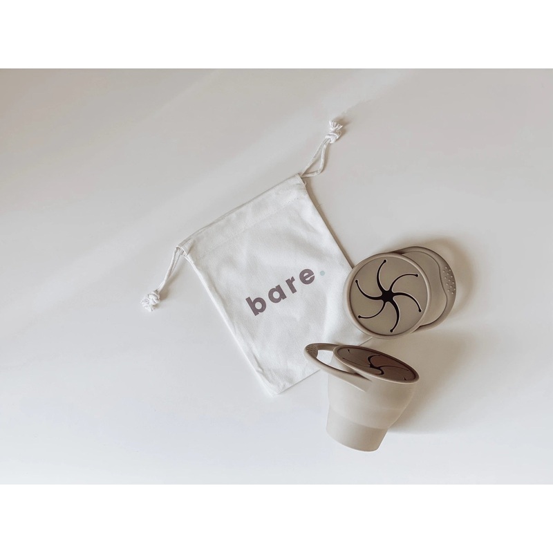 Taupe Silicone Snackie Cup