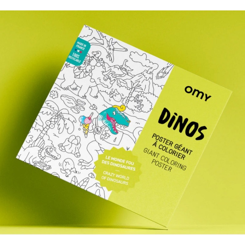 Dinos Giant Coloring Poster