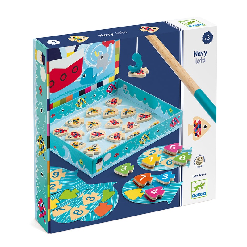 DJECO Navy loto – Educational Wooden Games