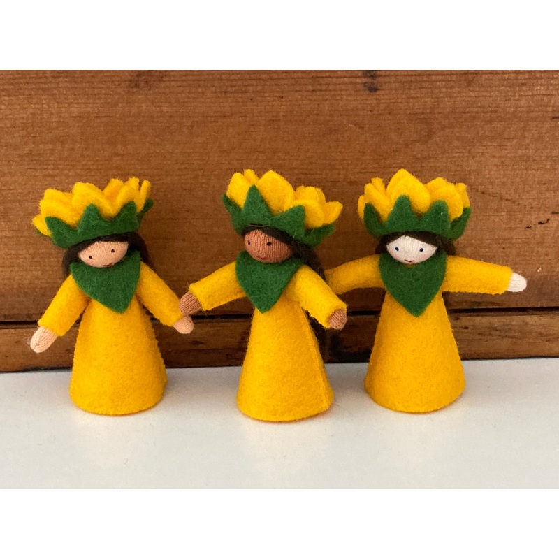 Flower Fairy Waldorf Doll – SUNFLOWER PRINCESS
