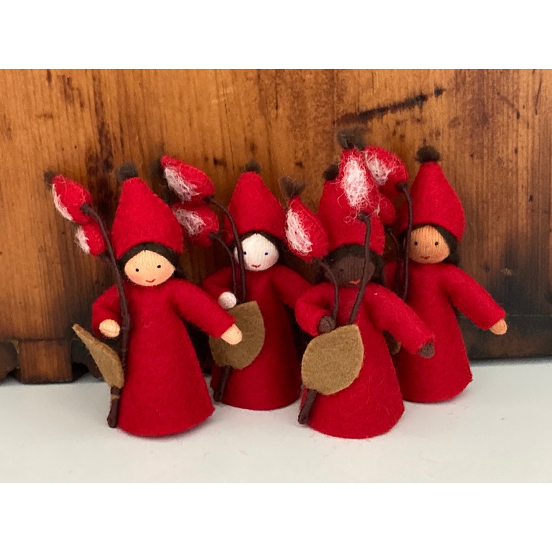 Flower Fairy Waldorf Doll – ROSE HIP PRINCESS