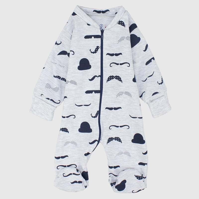 Gentleman Long-Sleeved Baby Footie